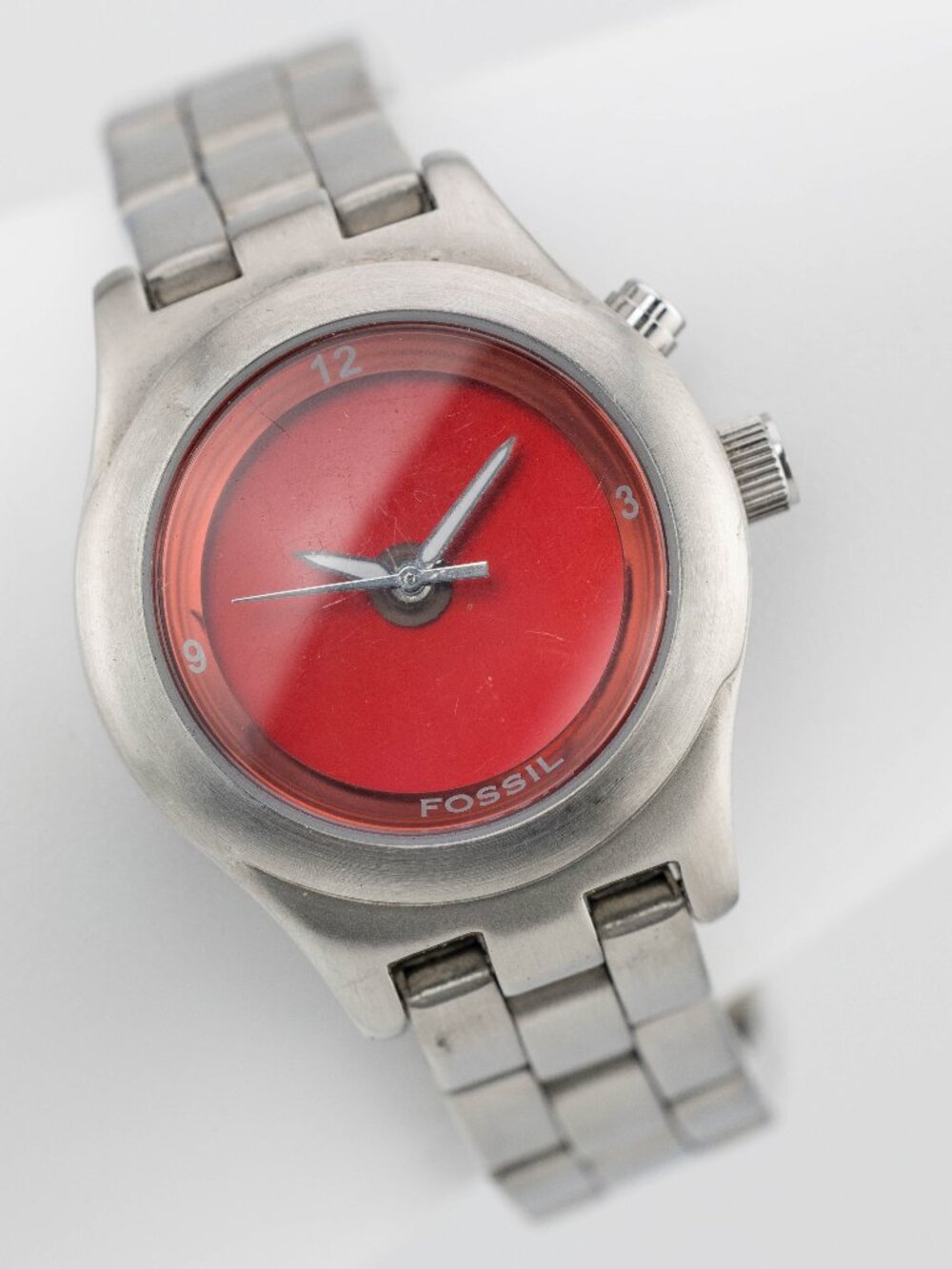 Fossil Kaleido LI2293 Red Color Change Quartz Analog Men's Watch New Battery